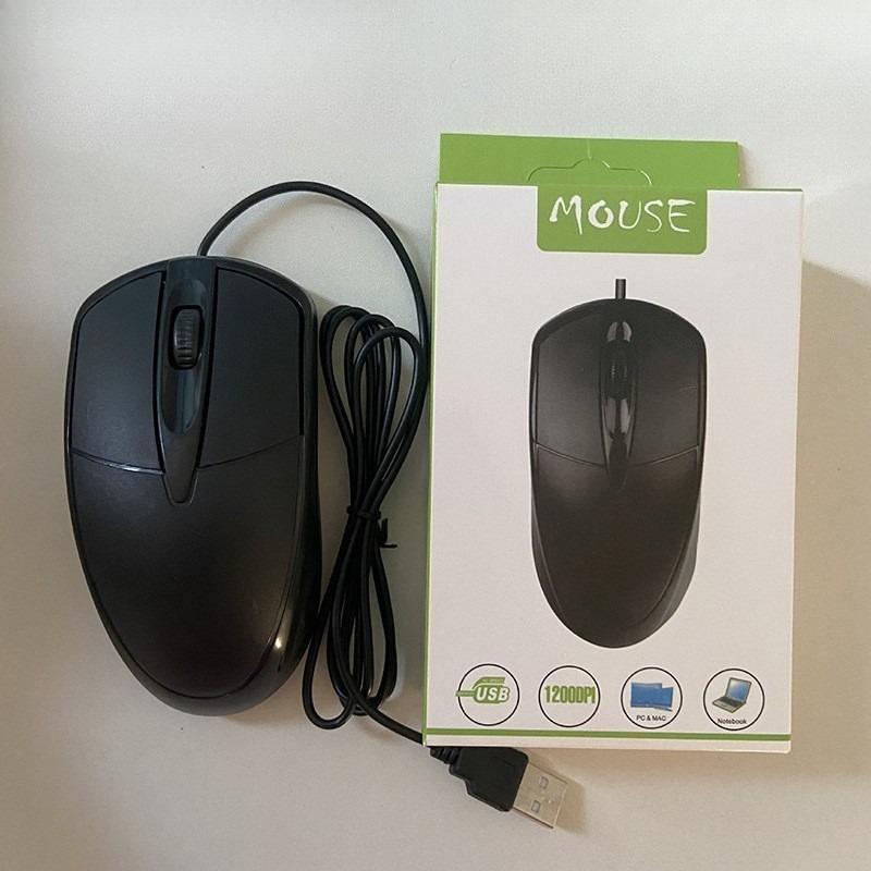 USB Optical Wired Mouse Laptop Home Office Mouse Anti Slip Roller 3D 1200DPI Game Mouse Computer Additions for PC Notebook Desktop General Mouse