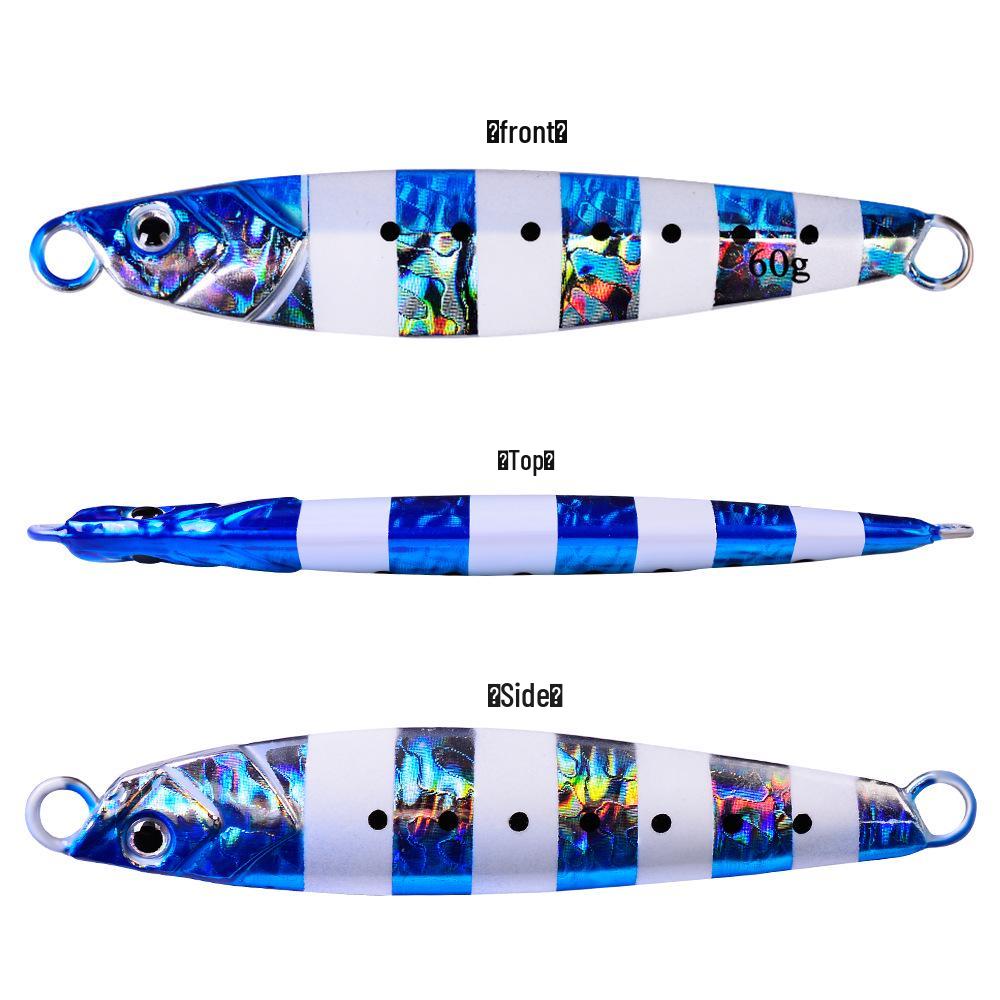Luminous Long Cast Sinking Iron Plate Pencil Fish Metal Lure - New Bionic Artificial Bait Model