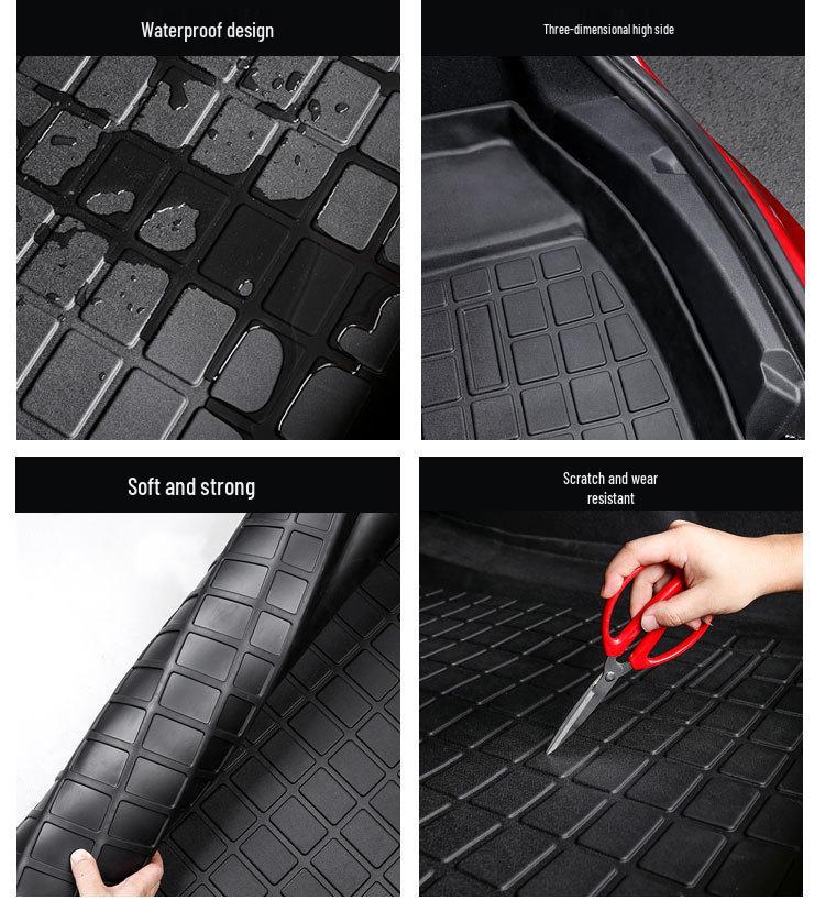 Tesla Model 3/Y Front Storage Box and Trunk Mats – TPE Rubber Accessories