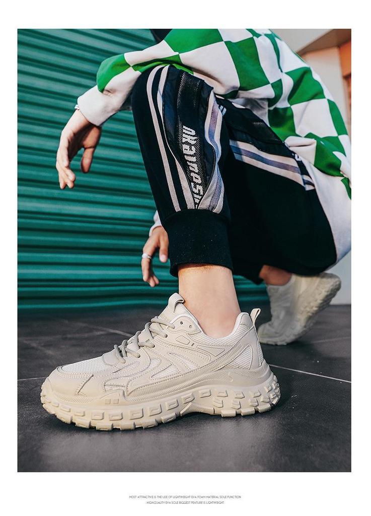 Men's Casual Versatile Non-slip Running Shoes - Breathable, Wear-resistant Spring/Summer Mesh Sports Sneakers.
