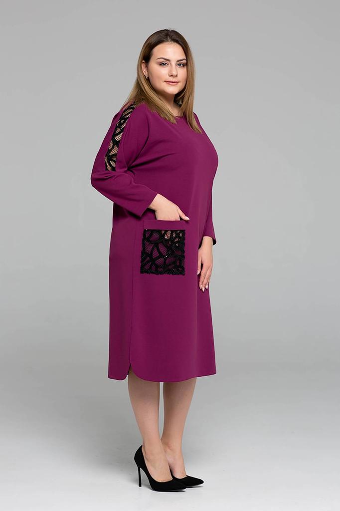 Robe avec poches plaquées Tatiana LEM