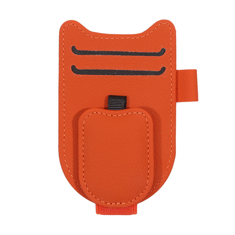 Car Sun Visor Glasses Holder Magnetic Sunglasses Clip Card Holder Storage Bag Scratch-Free Universal Eyeglasses Clip