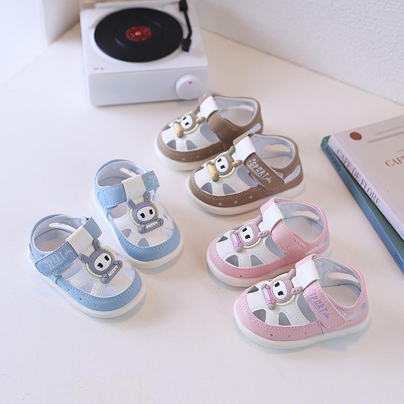 Baby Boys Girls Cartoon Breathable Sandals Soft Sole Summer Shoes For Toddlers