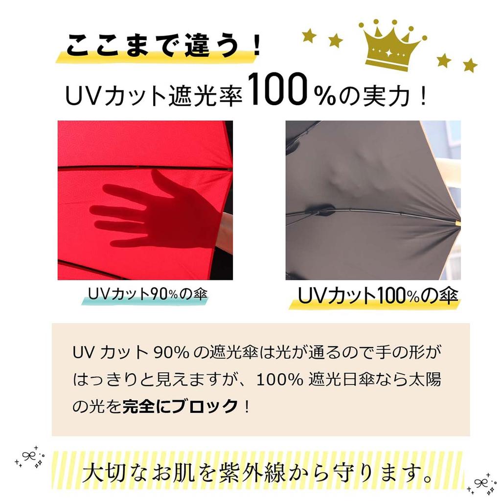 Fuuka Complete Sun Light Blocking UV Protection Bamboo Suitable for Both Sunny and Rainy Foldable Black [Fuuka] Parasol, Protection, 100% Rate, 99.99%