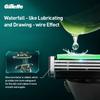 Gillette Vector 3D Razor for Men with Ultra Thin 3 Layer Sharp Shaver Replace Refills 1handle 4 Blades