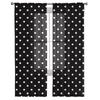 Polka Dot Black And White Simple Sheer Curtains For Living Room Bedroom Kitchen Tulle Drapes For Windows Voile Yarn Curtains