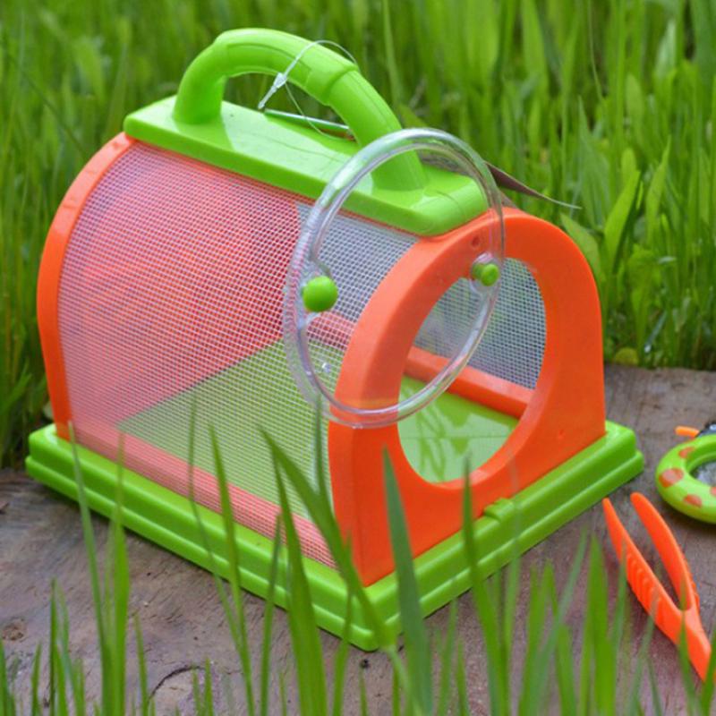 Tragbarer Insektenkäfig Gaze Netz Beobachtung Natur Schmetterling Insekt Aufbewahrungsbox