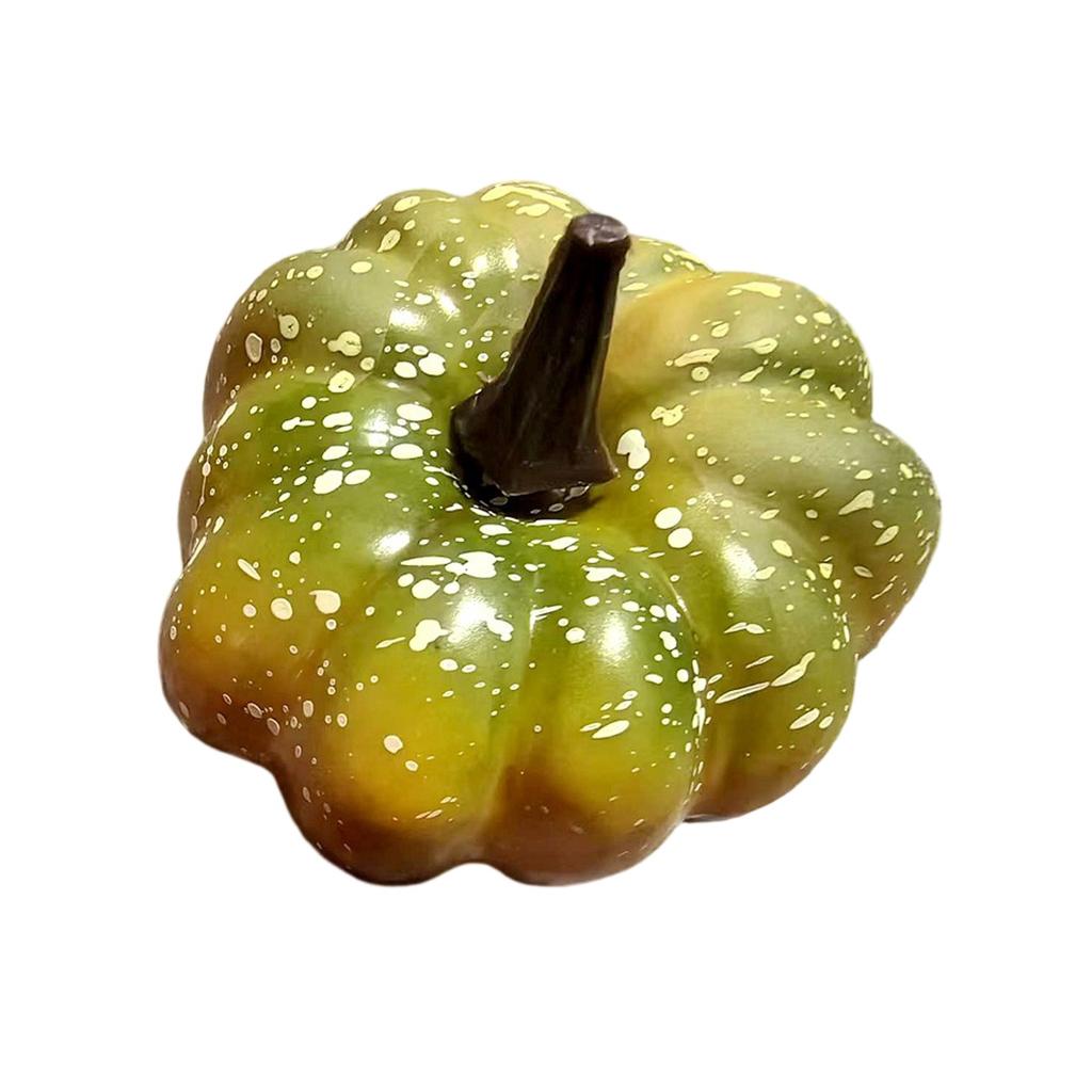 Autumns Harvests Simulation Pumpkins Model Colorful Crooked Pumpkins Decoration Window Display