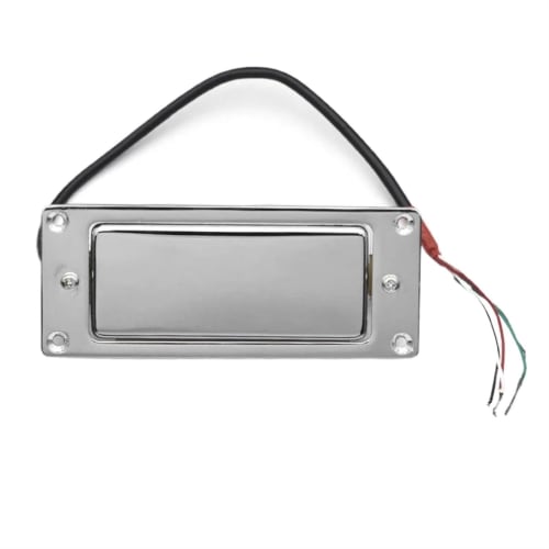 

Комплект мини-хамбакеров, 68x29 мм, герметичные звукосниматели для электрогитары, звукосниматели с отсечкой катушек для грифа и бриджа для гитары LP, черный/золотой/хром (1 штука, хром)