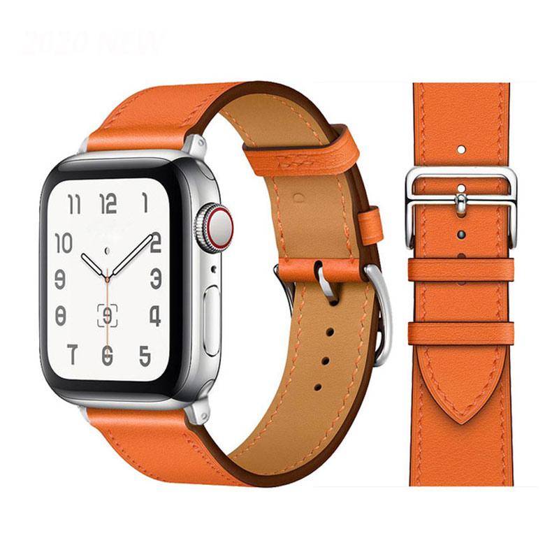 Leather Watch Straps for Watch band 46mm 44mm 49mm 45mm 42mm 40mm 38/41mm bracelet iWatch series 10-Ultra 9-8-7-6-5-4-3-SE