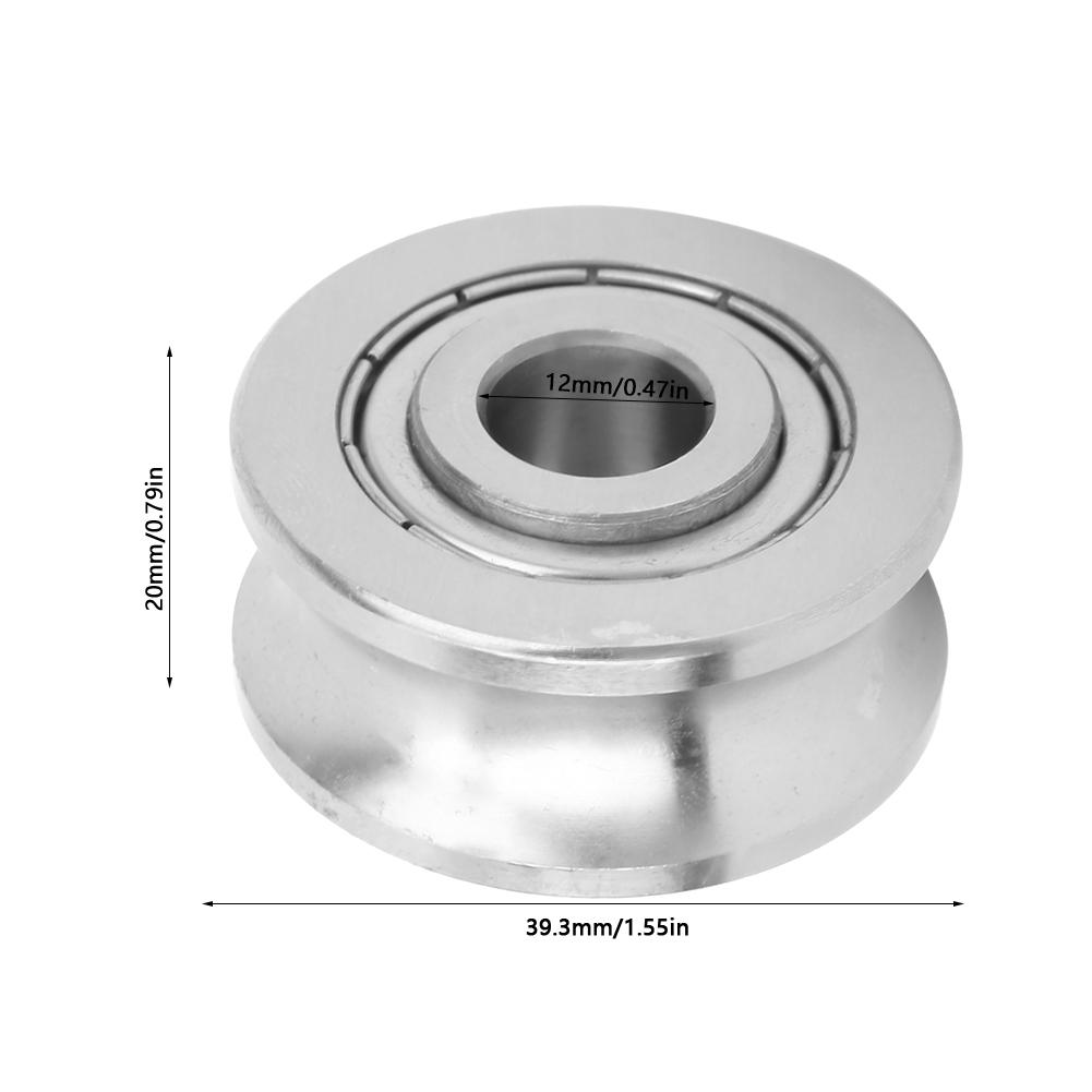 Rulment cu role de ghidare a șenilei din oțel pentru rulment cromat cu conținut ridicat de carbon 12 x 39,3 x 20 mm(LFR520114 KDD)