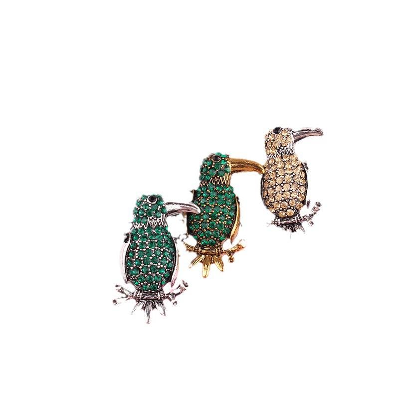 Style Creative Cute Pin Animal Diamond Brooch