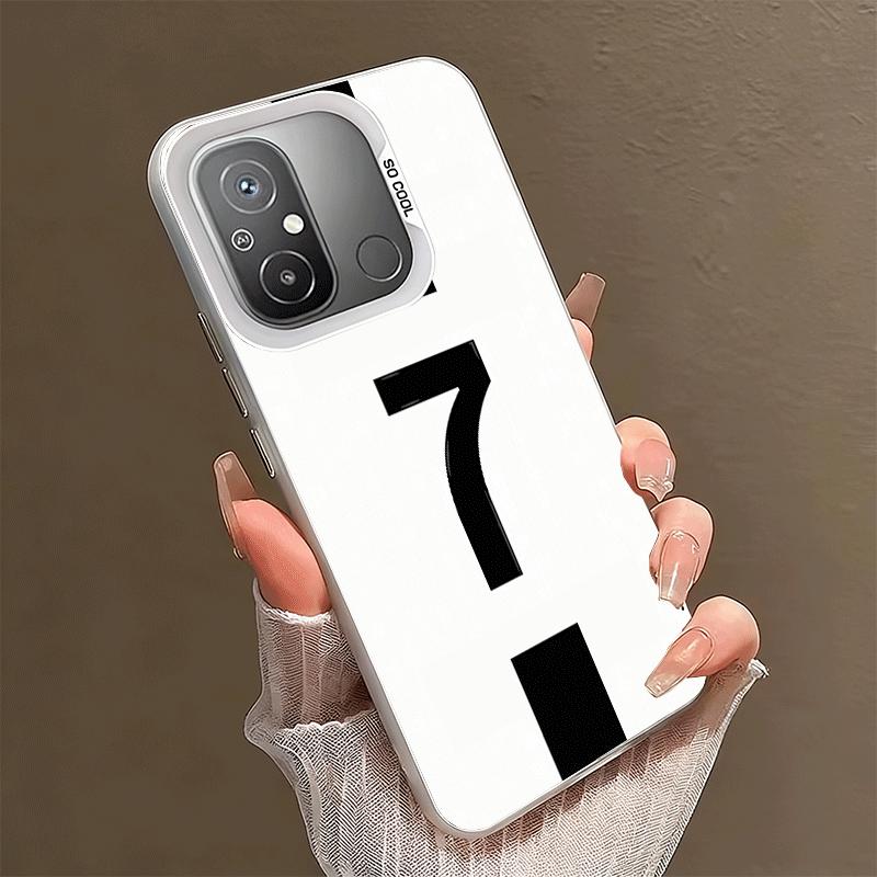 FootBall Number 7 10 19 Soft Phone Case for Xiaomi Redmi 15C 15 14C 13C 12C Poco X5 X6 X7 Pro X3 F8 F7 Ultra M8 13 12 Cover Back Xiaomi Poco F7 Pro