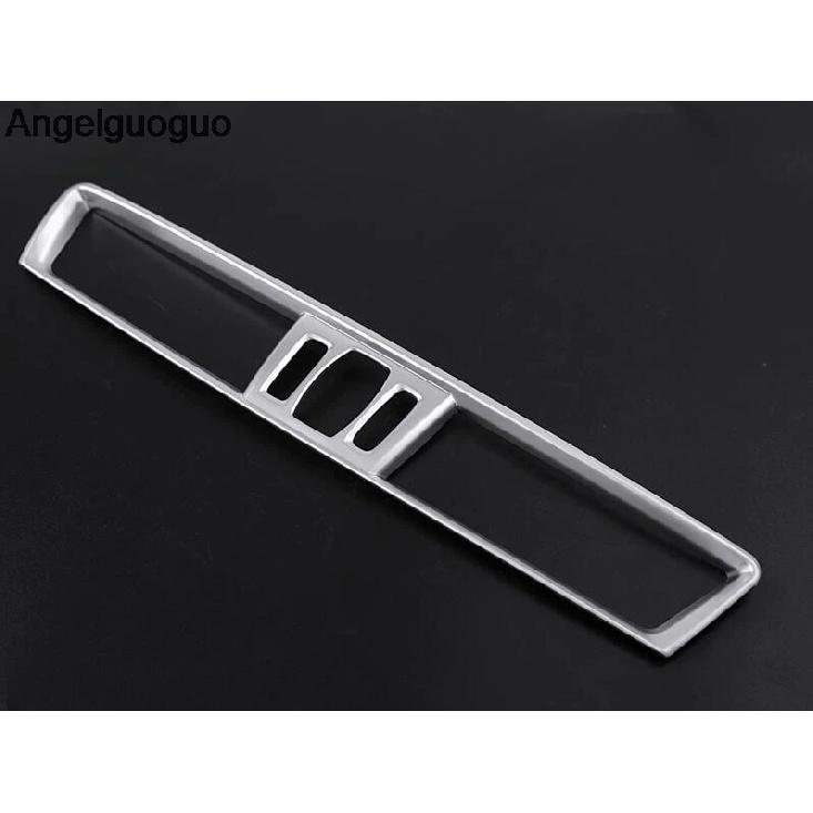Angelguoguo Car ABS Front Console Panel  Air Conditioner Vent Frame AC Outlet Cover Trim  For BMW X1 F48 2016 2017