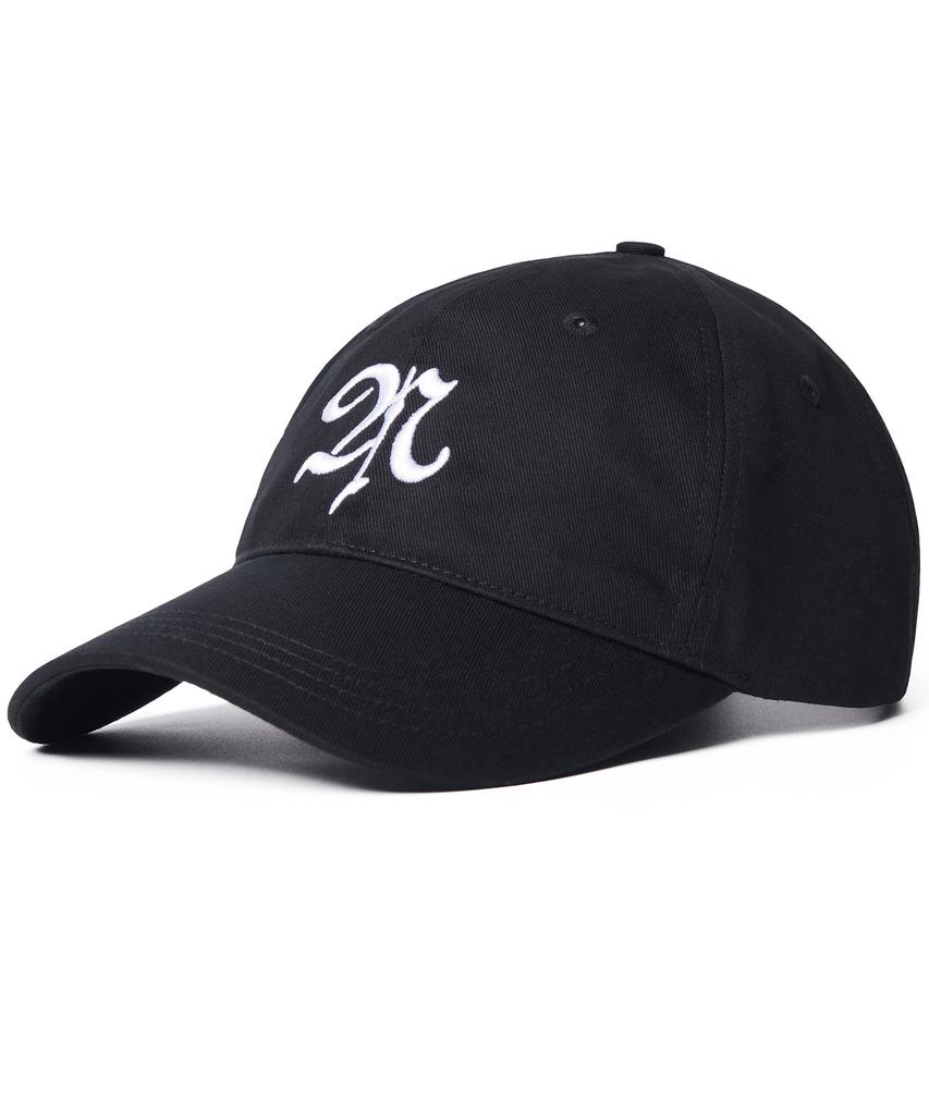 Nomaenyueol Uppercase Letter N Ball Cap - Black