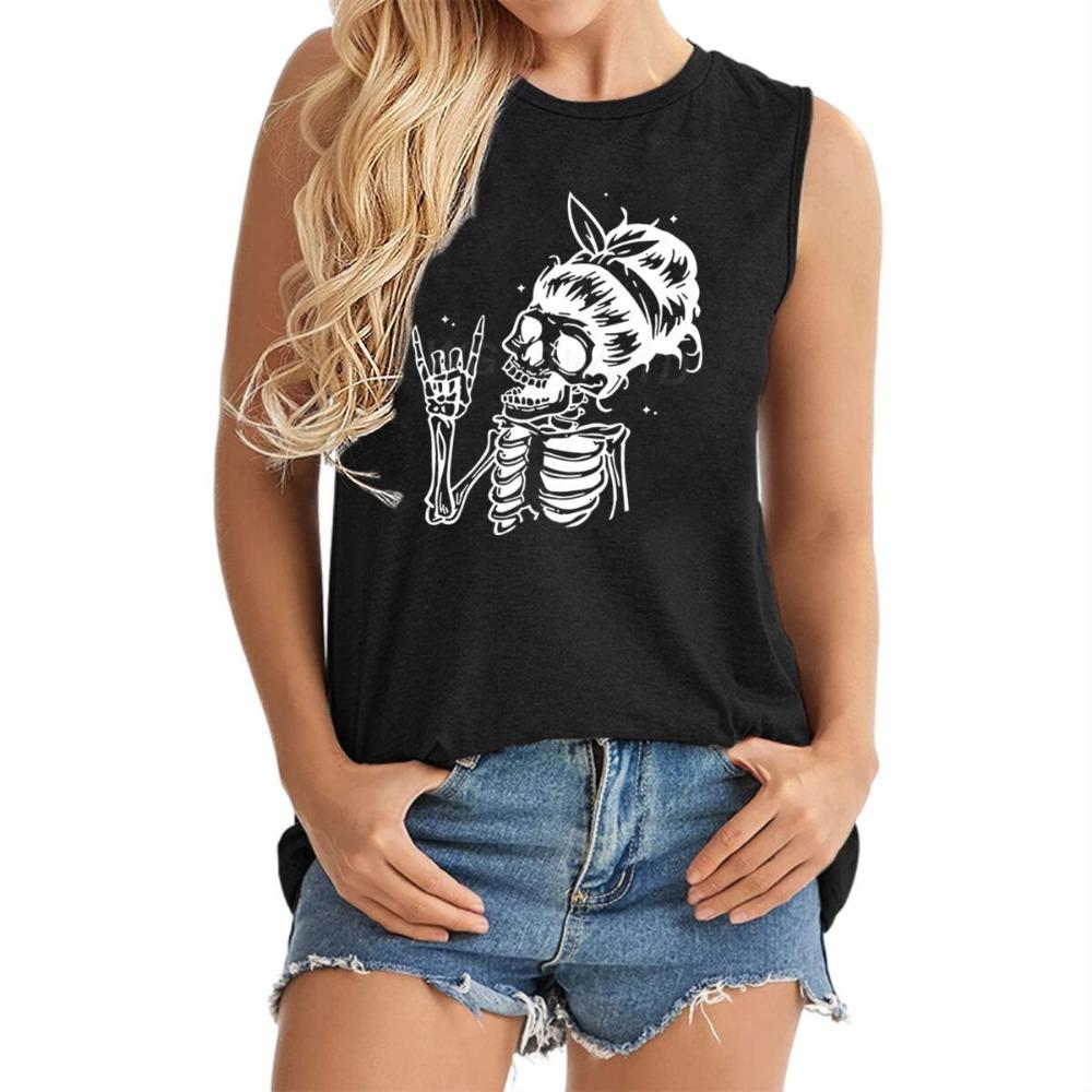 

Casual top sleeveless vest retro style vest S