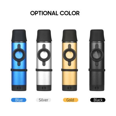 Strumento musicale a fiato Kazoo in lega di alluminio per principianti blu