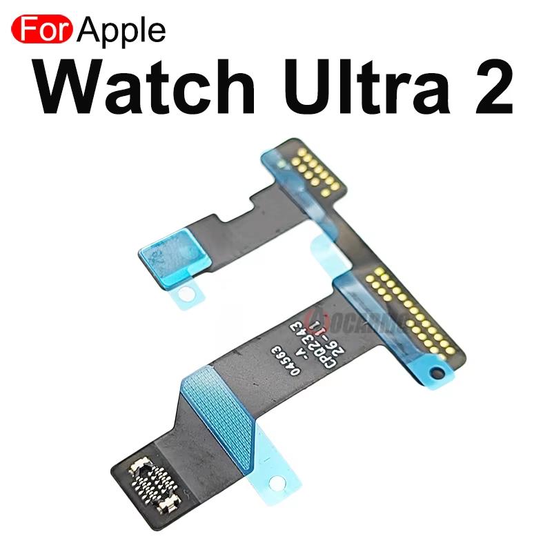 Aocarmo For Apple Watch Ultra 2 Vibrator Motor And Motherboard Connection Flex Cable Connector LCD Flex Cable Repair Parts ultra2-Vibrator flex