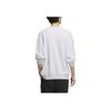 adidas French Terry Crew Sweatshirt Comfortable Thick Sports Casual Hoodie Unisex Sweatshirt Light-Gray JM9110