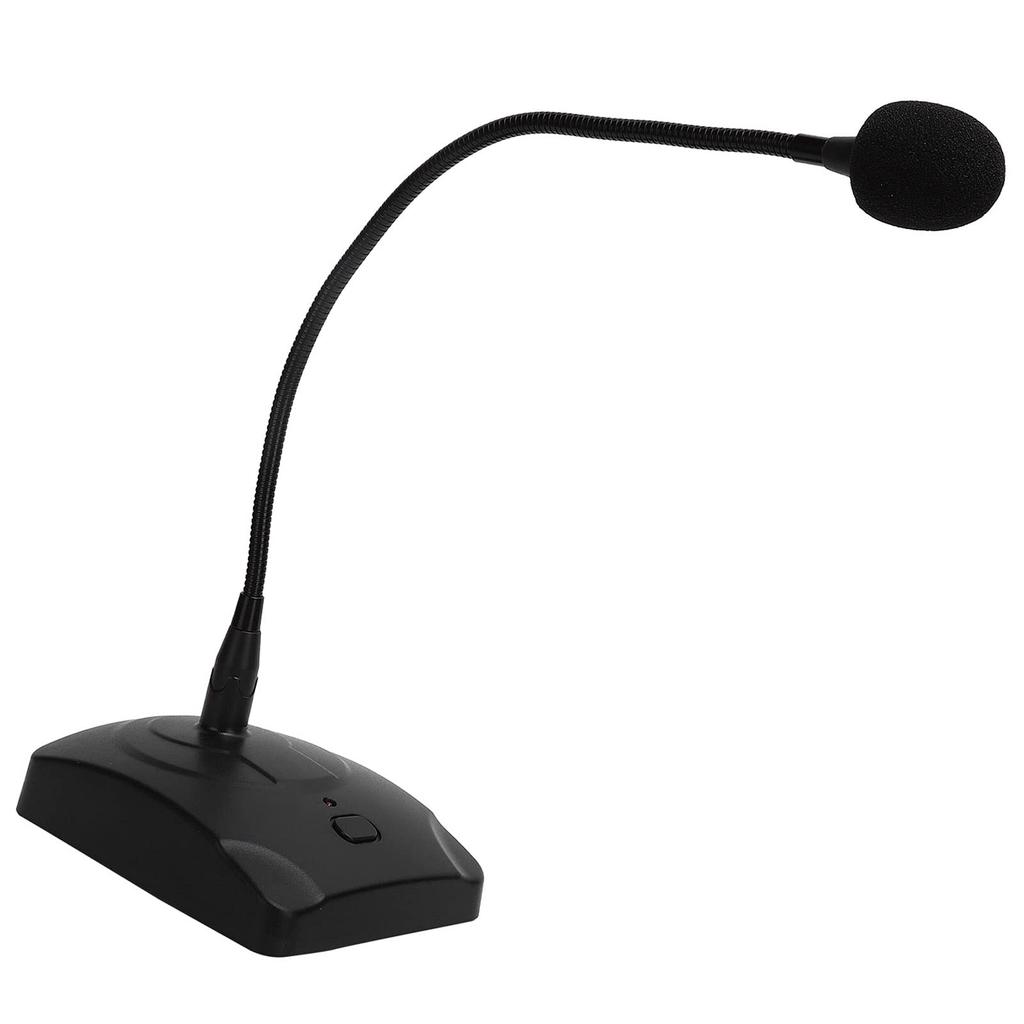 MEAPUXIN Wired Conference Condenser Microphone with Adjustable Metal Snake XLR Audio for and Resin Desktop Output Hose, Output, Work, Study, Music,