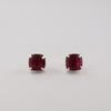 Pink Rubellite Gemstone 925 Sterling Silver Handmade Women's Jewelry Designer Minimalist Studs Earring 1" For Gift EE-181-7