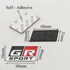 Adesivo Metallico 3D per Auto Logo GR SPORT Distintivo Laterale sul Parafango Emblema Griglia Anteriore Bagagliaio Posteriore Per Toyota Alphard Avensis Prius Crown Yaris