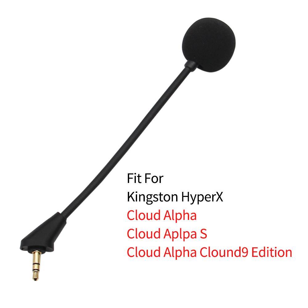 

Replacement Game Mic 3.5mm Microphone for Kingston HyperX Cloud Alpha S Cloud9 C9 Edition Gaming Headsets Headphones чорний