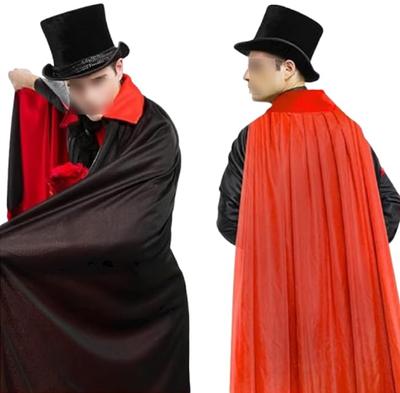 Magier Dracula Cosplay Kostüm für Kinder und Erwachsene, Halloween, Comiket, Weihnachten, Events, Partys und Aufführungen (150 cm)