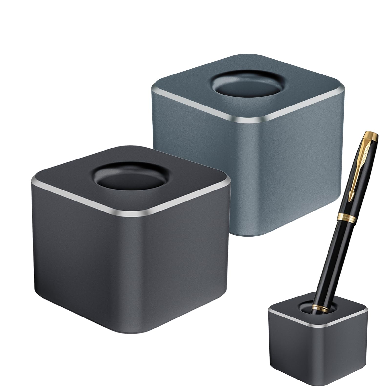 

ELECTRO-WEIDEWORLD Стильный набор подставок для ручек, 2 штуки, для одиночных ручек, подставка для кистей, подставка для ручек, подставка для перьевых ручек, подставка для карандашей, шариковая ручка
