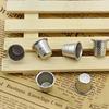 10 Pcs/set DIY Sewing Tools Finger Protector Antique Hard Metal Brass Sewing Thimble Needles Sewing Accessoires Wholesale