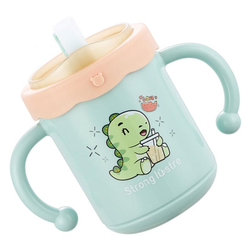 Children's Milk Cup Toddler Baby Infant Straw Kids Drinking Cups