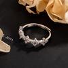 Trendy Women's Open Flower Ring: Exquisite, Fashionable, Light Luxury Jewelry for Index Finger