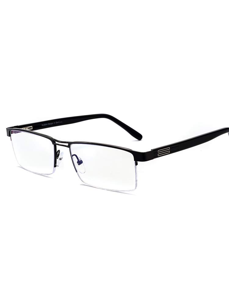 

Очки KLESIA для чтения с прогрессивной памятью Blue Light BK, фокусирующие, бифокальные, сплав, совместимые, (Частота 1,5)