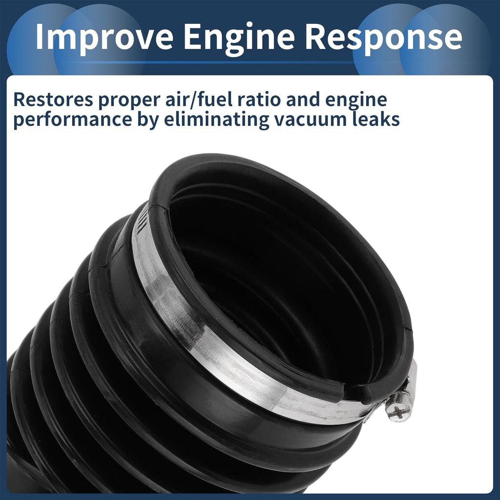 Engine Air Intake Hose for Acura TL 2009-2010 Air Intake Duct No.17228R70A00 Rubber 1 Pc Clamp