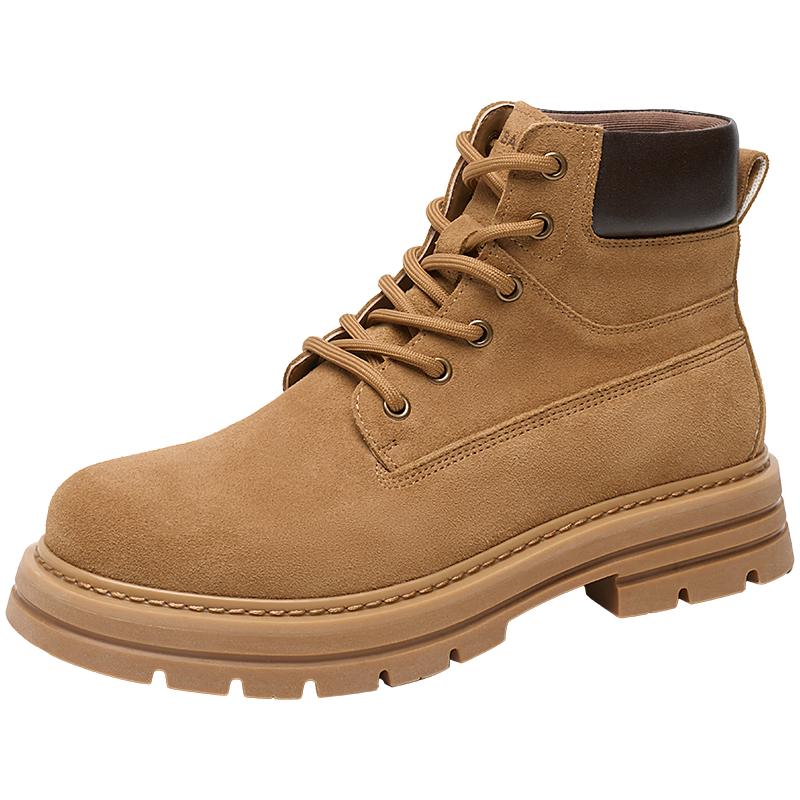 C.banner Men s Durable Leather Casual Work Ankle Boots 39