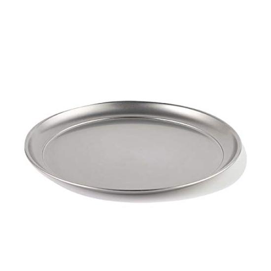 Vintage Inox Round Serving Tray, 36cm, Made In Japan, Authentic VINTAGEINOX. Ideal for Cafes and Restaurants. Stainless Steel, Aged Finish,