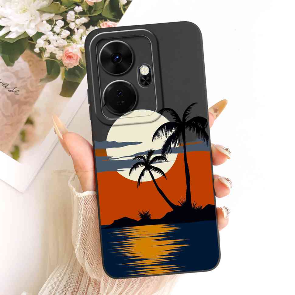 Case For Itel P55 Plus Casing Lovely Cat Dragon Flip Phone Cover For Itel P 55 P55Plus P55+ P663LN P663L Coque Capa