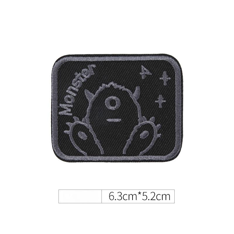 

Самоклеюча латка для одягу, наклейка, безшовні чоловічі та жіночі пуховики з дірками та безшовний ремонт, вишивка, високоякісна безшовна тканинна наклейка monster