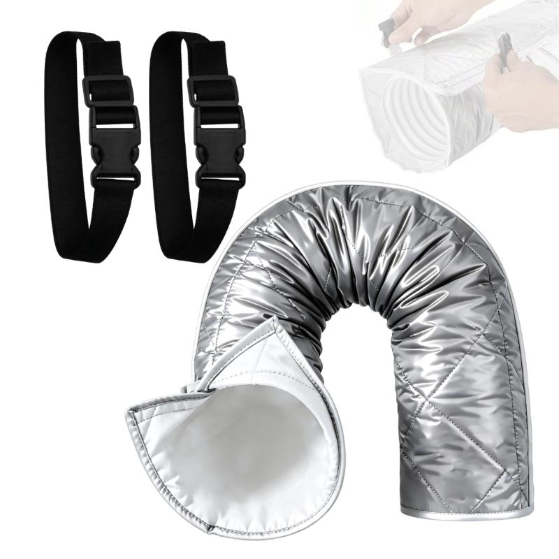 Air Conditioner Exhaust Hose Cover, Removable Cloth Sleeve Designed for Insulation and Limiting Dust Contact During Use