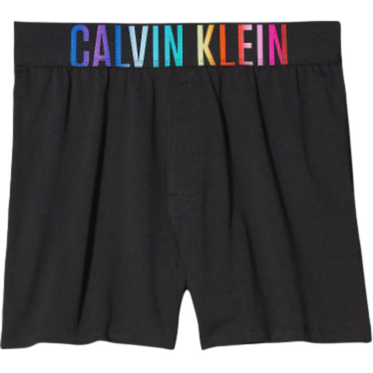 

Calvin Klein Intense Power Pride Series Soft Breathable Blended Curved Hem Sleep Pants Men bottoms Black NM2636-001 S