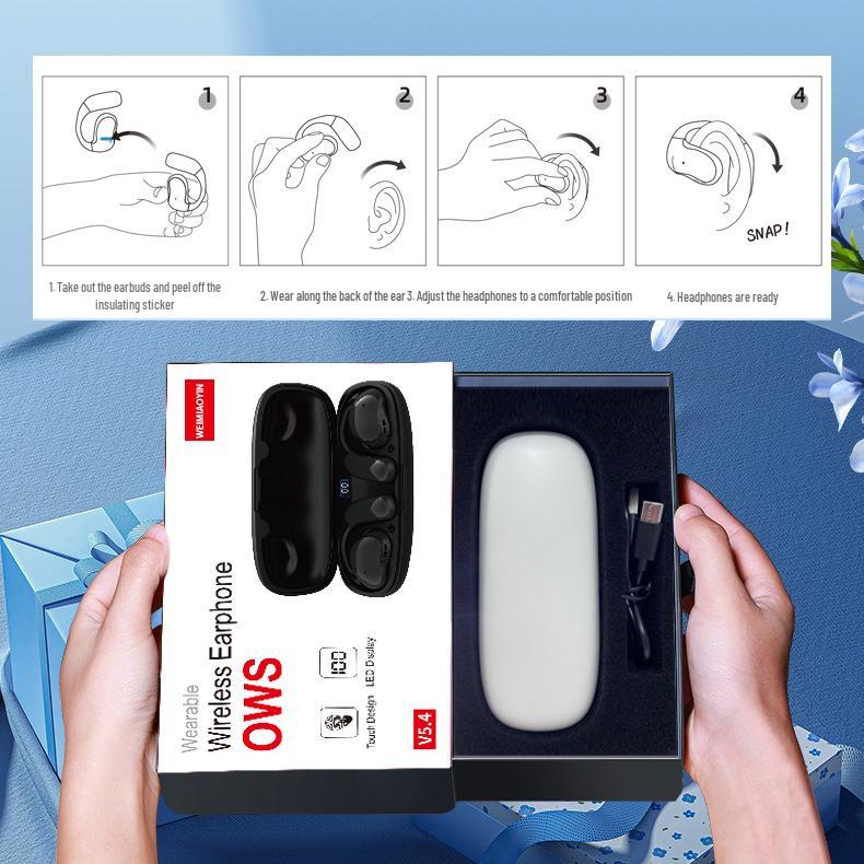 New OWS Silicone Soft Wireless Bluetooth Earphones: Low Latency, Ultra-Long Standby, Sports-Ready