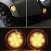 Pair of LED Fender Turn Signal Side Marker Light Fit for Jeep Wrangler JK JKU 2007 2018
