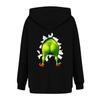 Women's Fashionable Casual Long-Sleeved Hooded Printed Sweatshirt