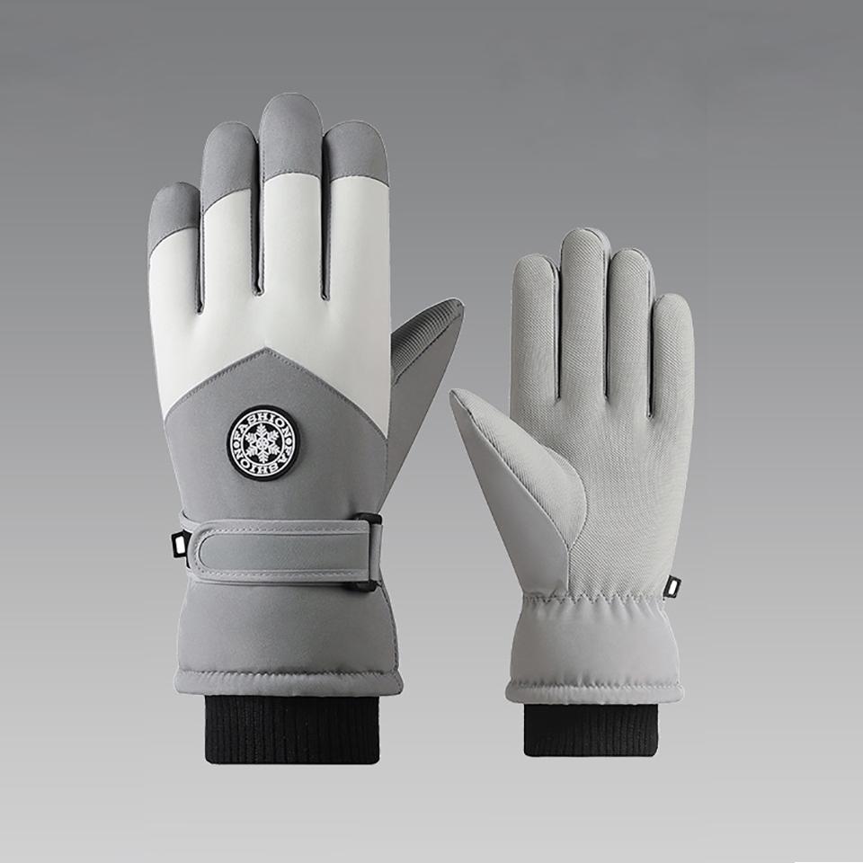 

KoKossi Winter Ski Gloves Windproof Touch Screen Waterproof Snow Gloves Fleece Warm Motorcycle Cycling Snowboard Gloves Unisex