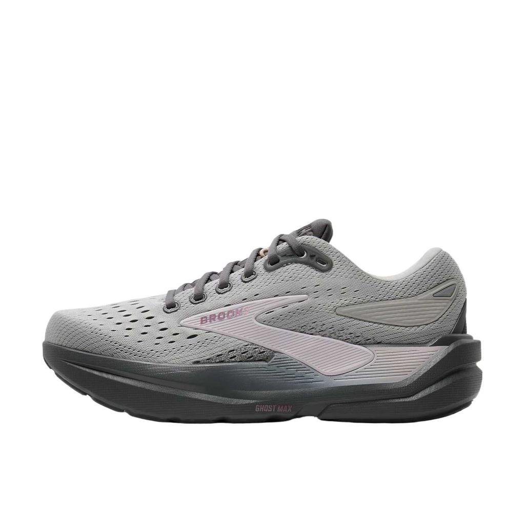 Brooks Ghost Max 3 Round Toe Lace-Up Comfortable Cushioning Support Balance Low-Top Running Shoes Women sneaker 120457-1B-062
