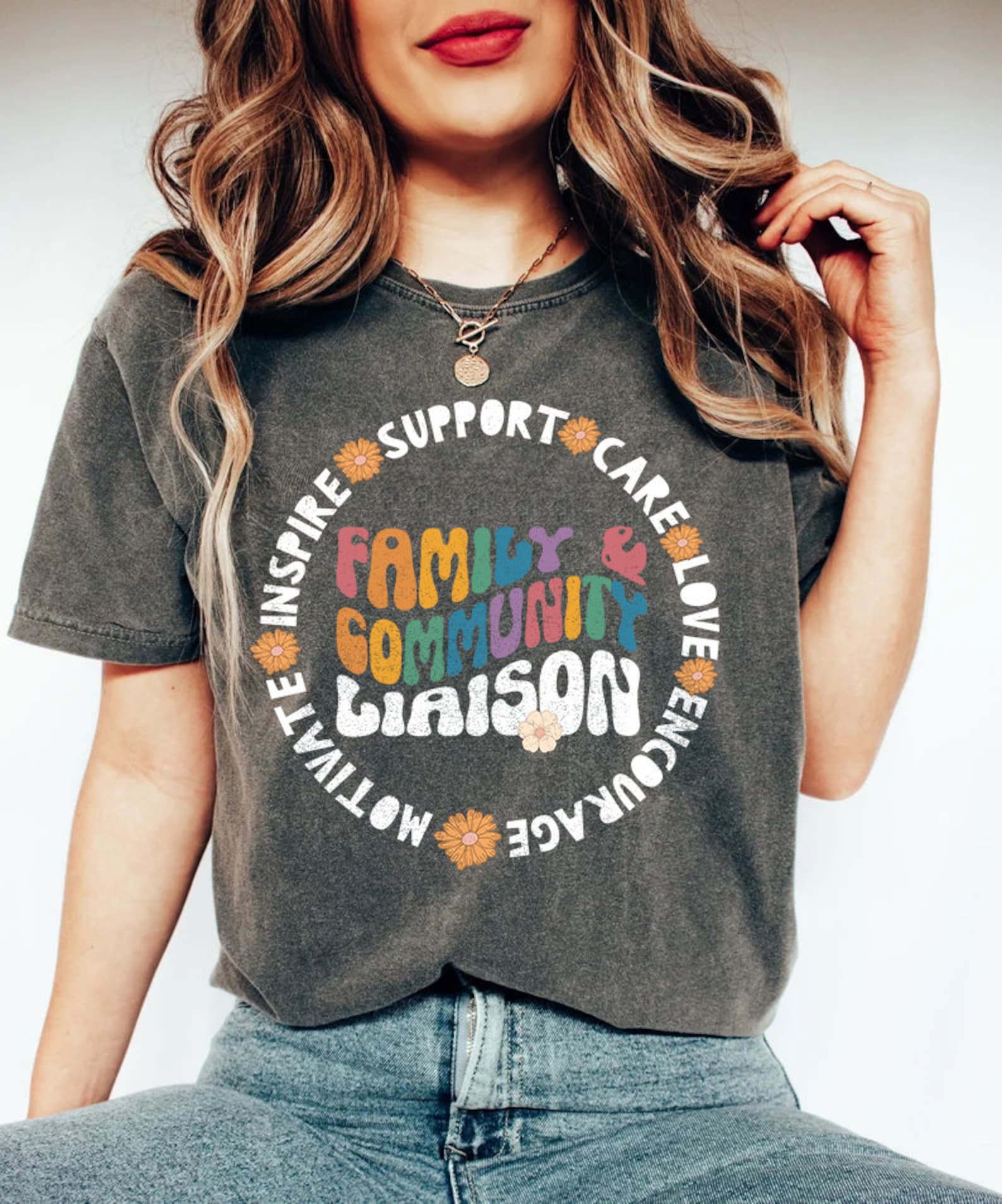Family & Community Liaison Appreciation Week Shirt Back to School T-Shirt S