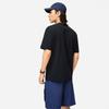 Li Ning Breathable Round Neck Printed Fashion Short Sleeve Cultural Shirt Men Tops Black AHSU301-4