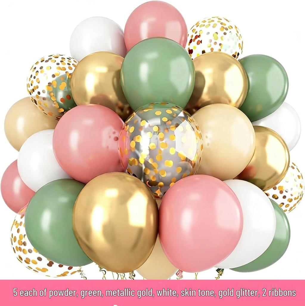 12" Sequin Confetti Balloons - Set of 30 for Christmas, Halloween, and Birthdays