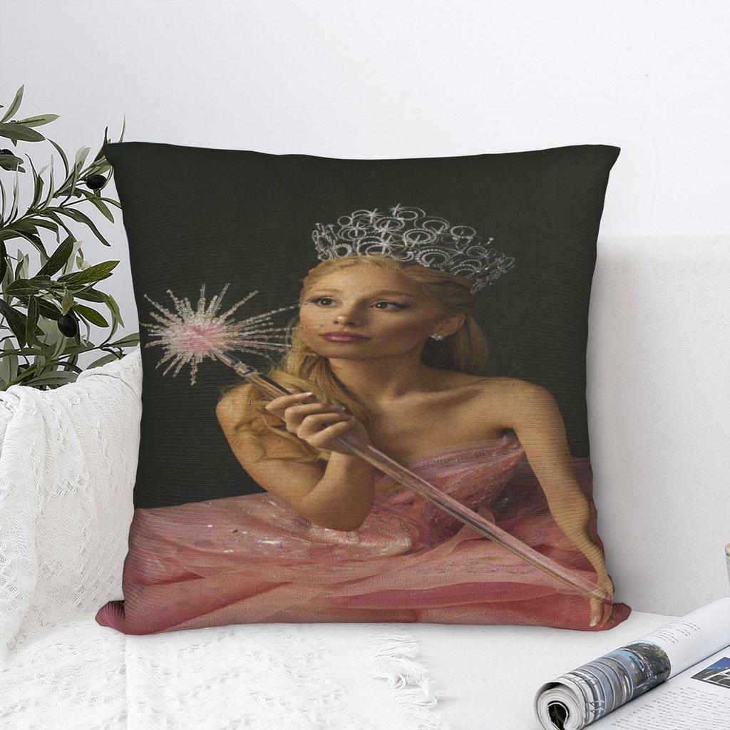 Ariana Grande music singer fan gift Pillowcase Cushion Cover Pillow Covers Soft and Sweet Home Decor Zippered Multiple Sizes