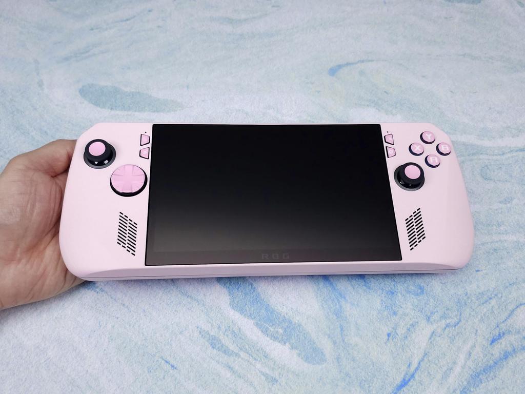 Rog Ally X Matte Skin, Pink Edition, a full-wrap matte vinyl skin for Rog Ally X (designed by POP SKIN)
